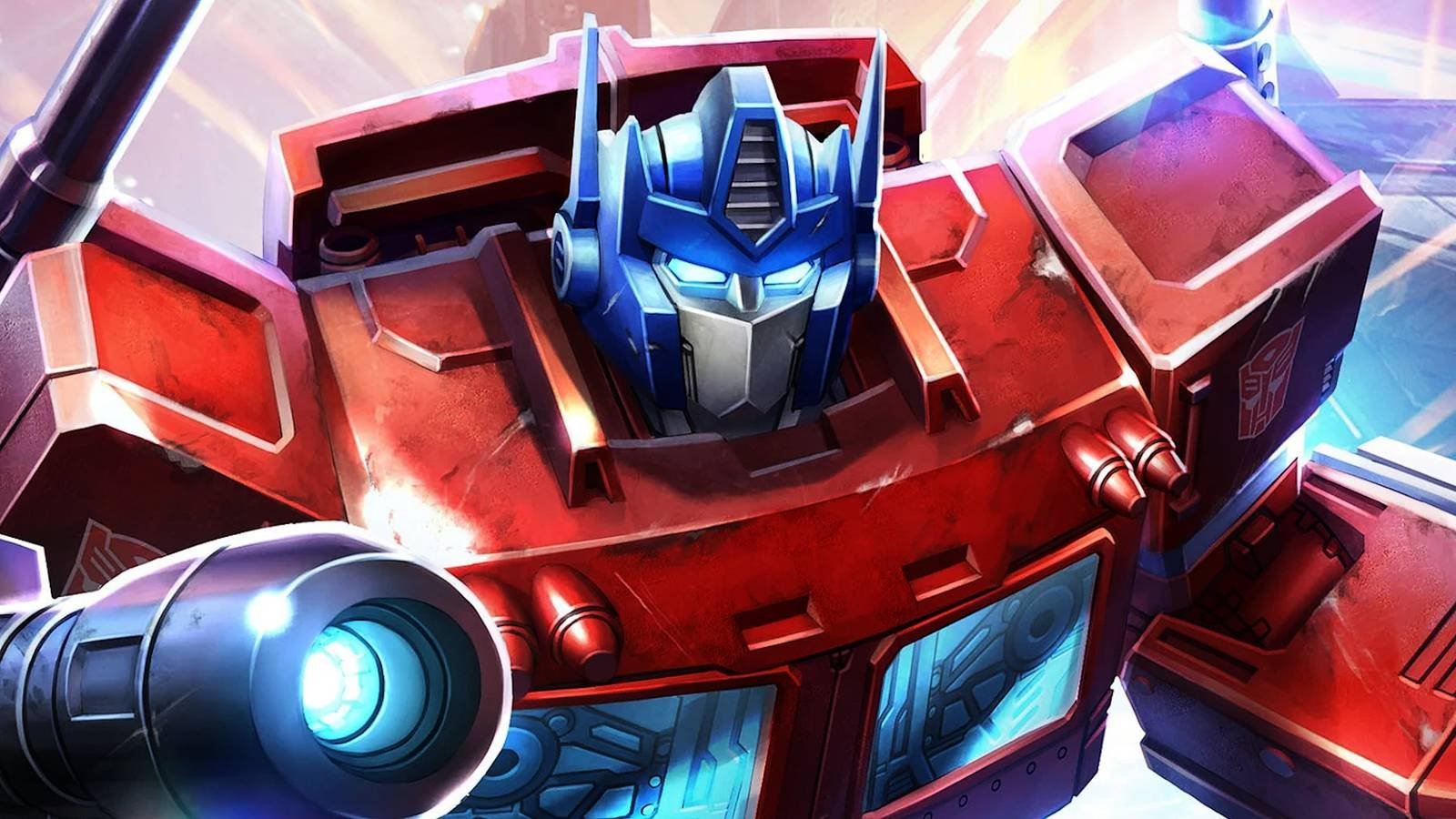 Optimus Prime Glowing Eyes in IDW Transformers Comic Art
