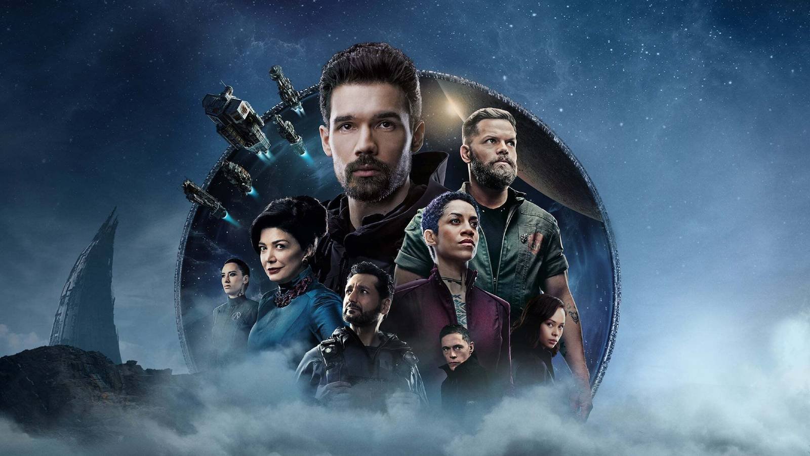 The poster for The Expanse season 4 featuring all major cast members