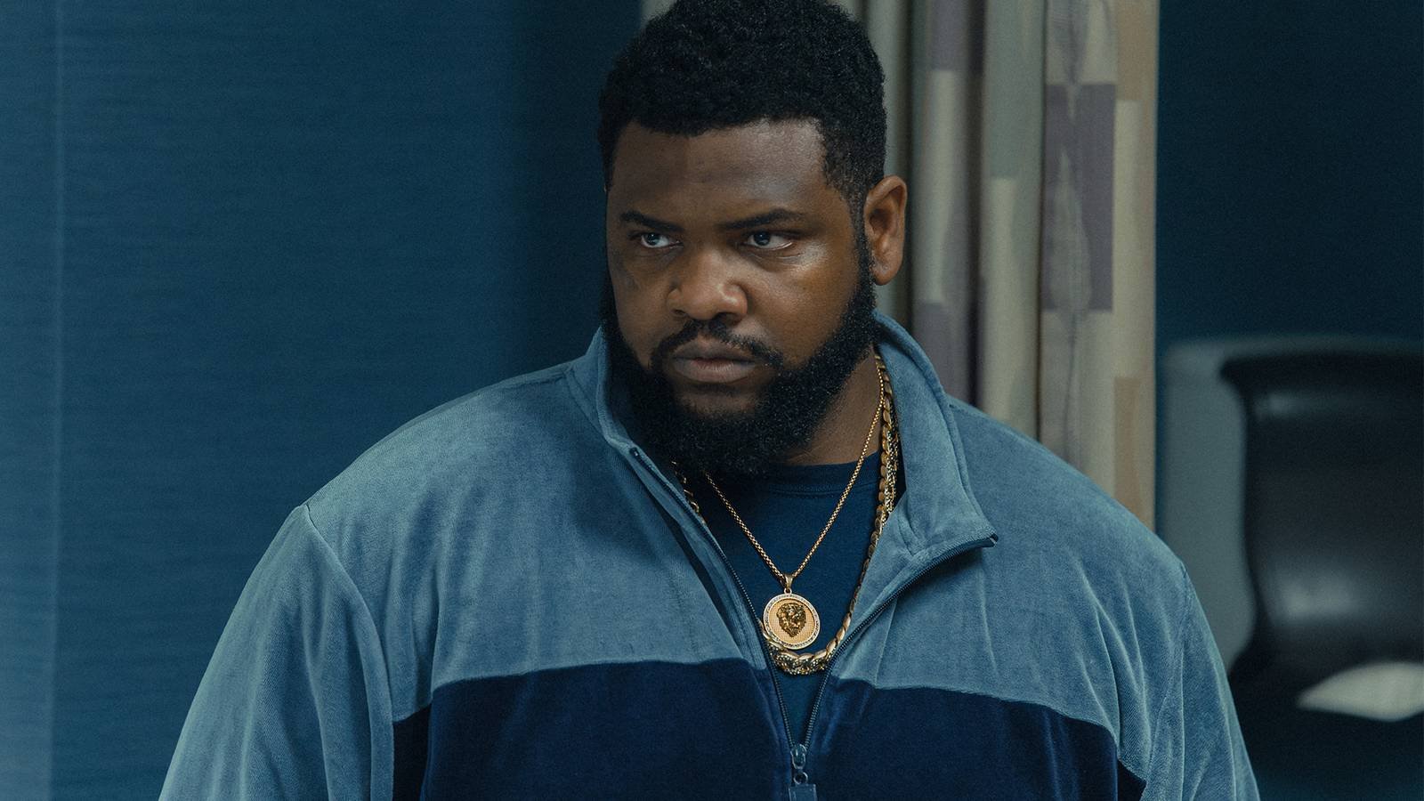 Tobi Bamtefa as Deverin Bunny Washington in Mayor of Kingstown episode 9, season 4