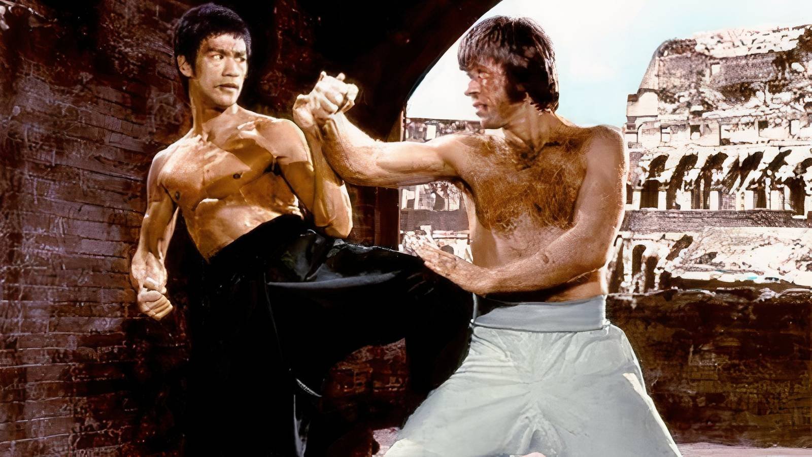 Chuck Norris vs Bruce Lee in The Way of the Dragon