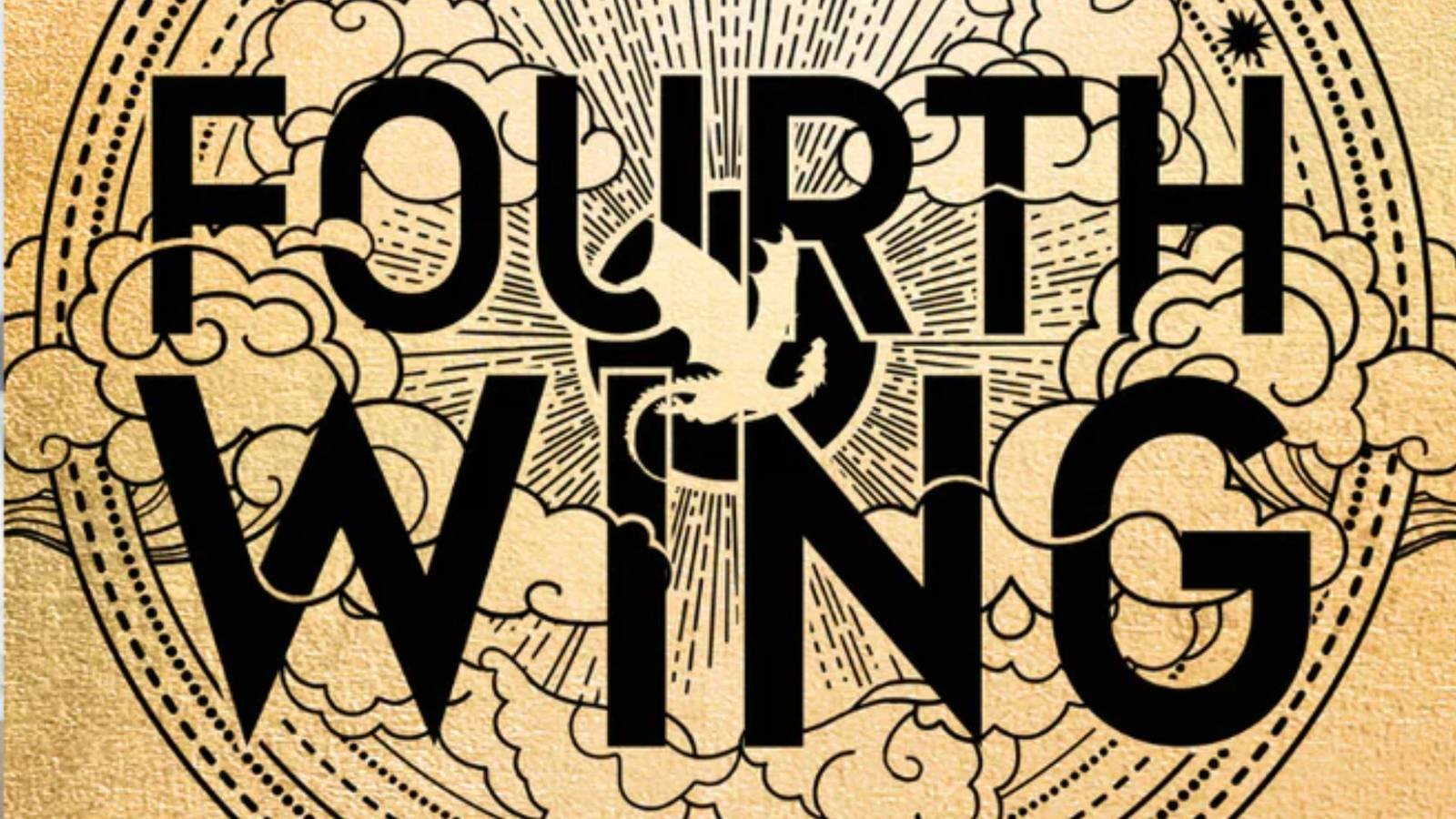 A close crop of The Fourth Wing book cover