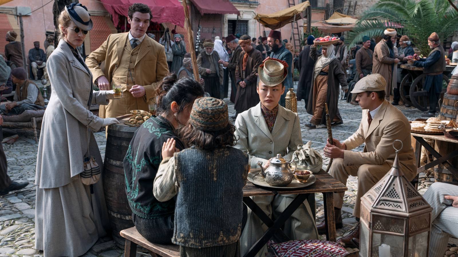 The cast of Young Sherlock