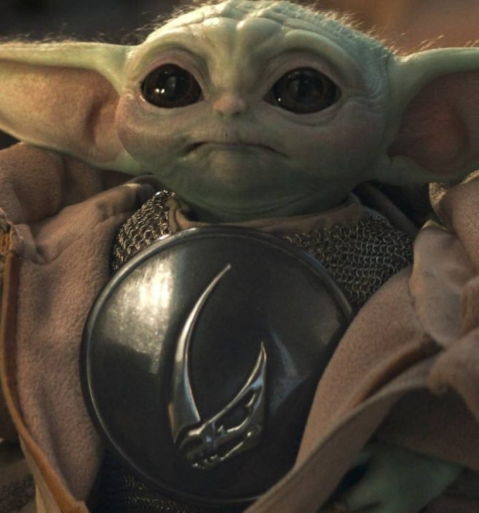 Grogu looking up with a sad expression in The Mandalorian season 3, episode 4