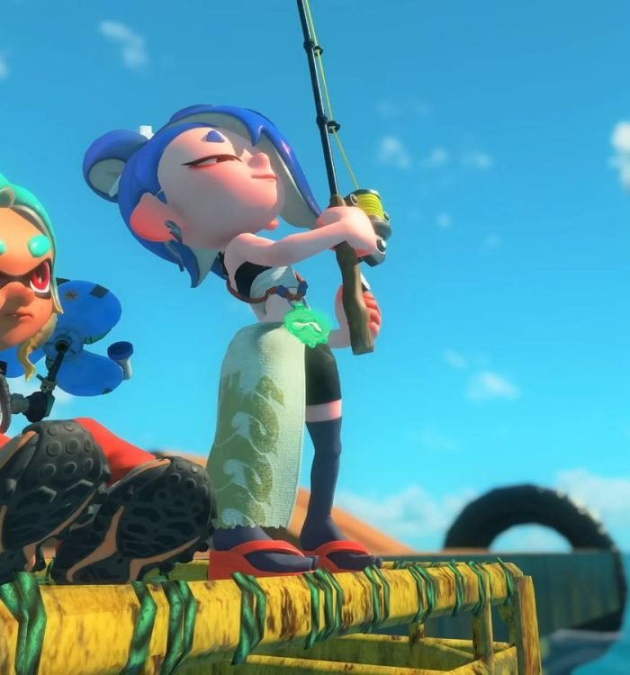Shiver and the Mechanic in Splatoon Raiders.