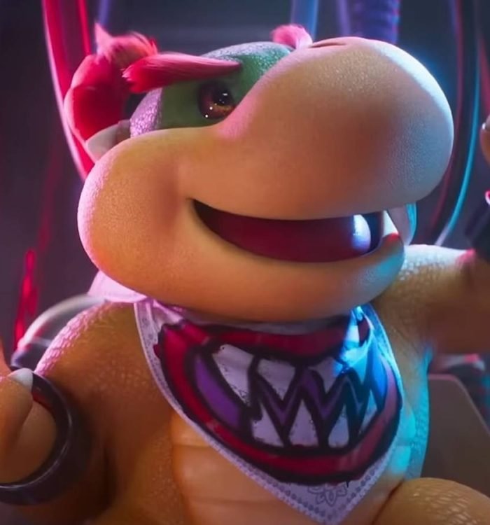 Bowser Jr. smiling in The Super Mario Galaxy Movie