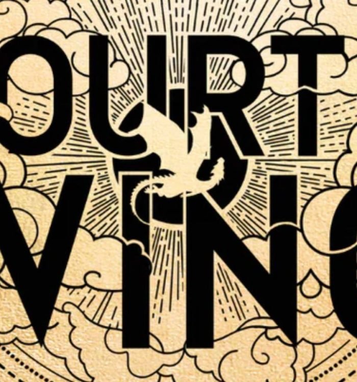 A close crop of The Fourth Wing book cover